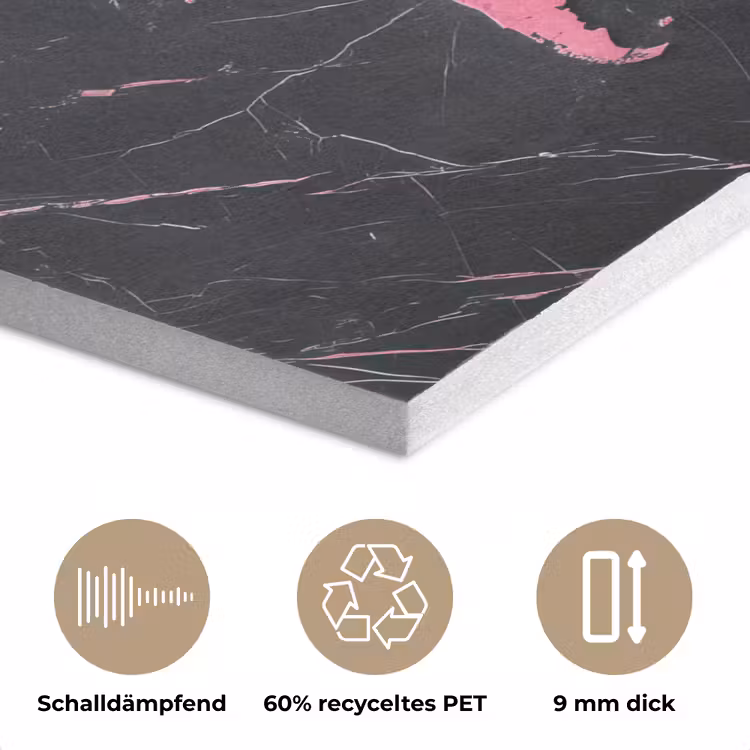 Wereldkaart - Roze - Marmer PET vilt klein -closeup_DE