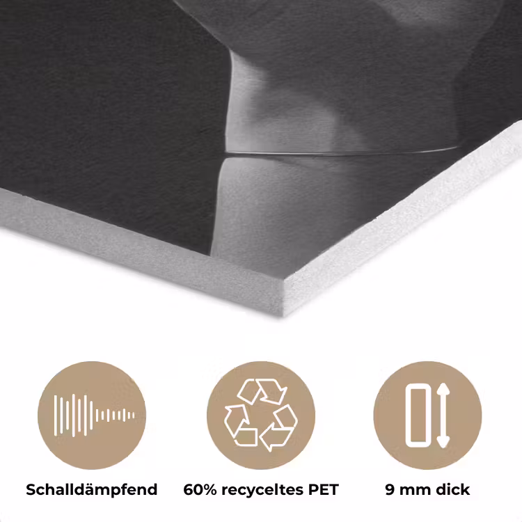 Whiskyglazen - Ijs - Spetters - Zwart PET vilt klein -closeup_DE