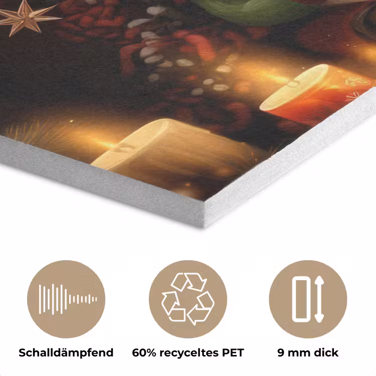 Gnooms - Kerst - Raam - Kleurrijk PET vilt klein -closeup_DE