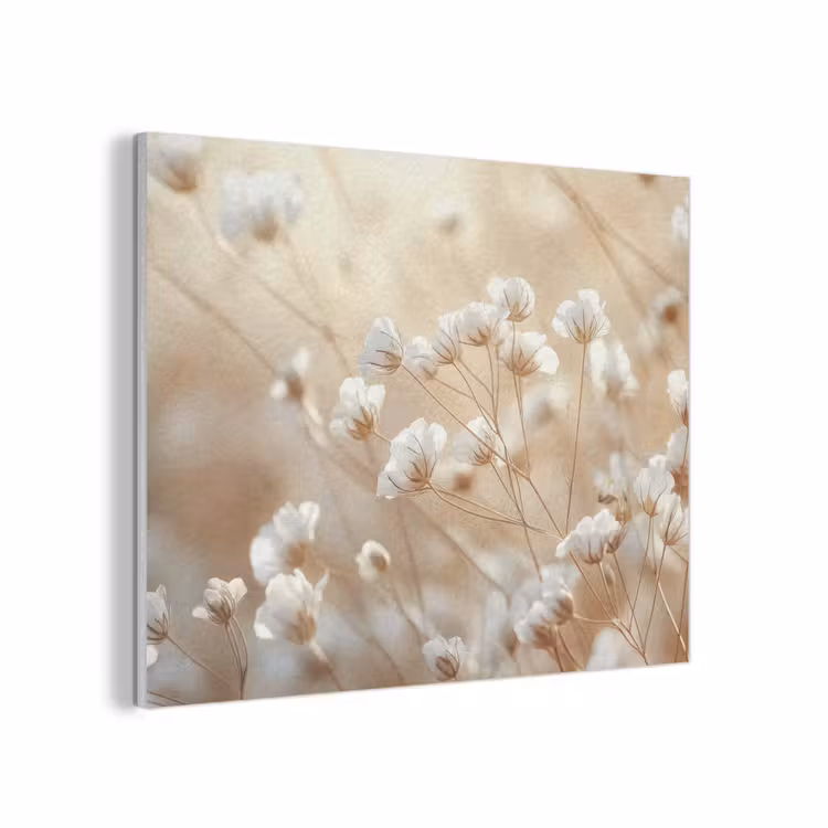 Wilde - Bloemen - Wit PET vilt klein -3d