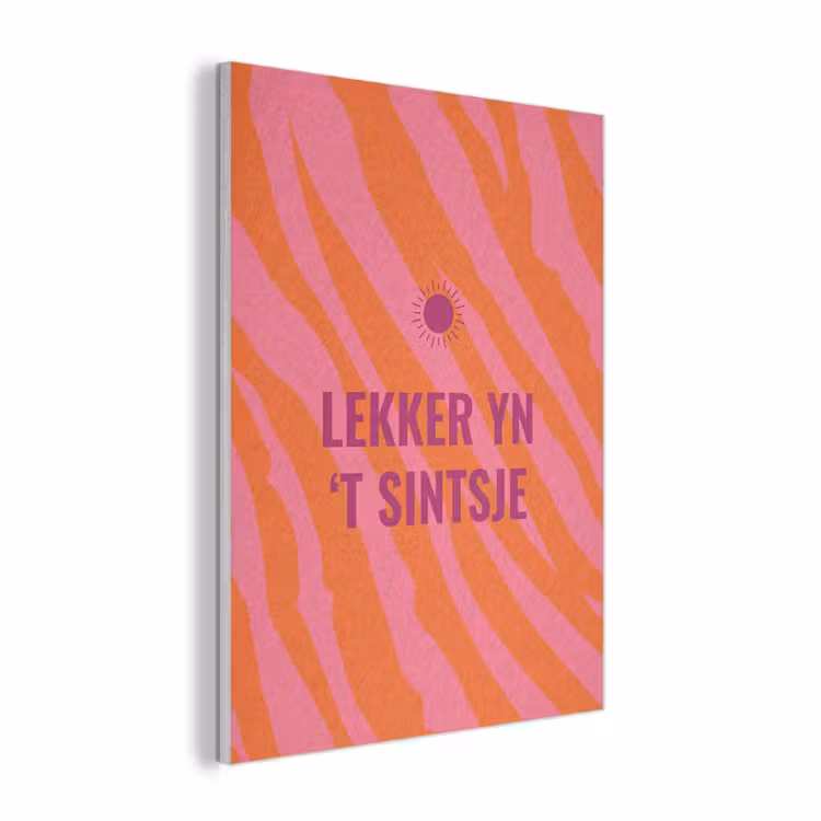 Quote - Zomer - Roze PET vilt klein -3d