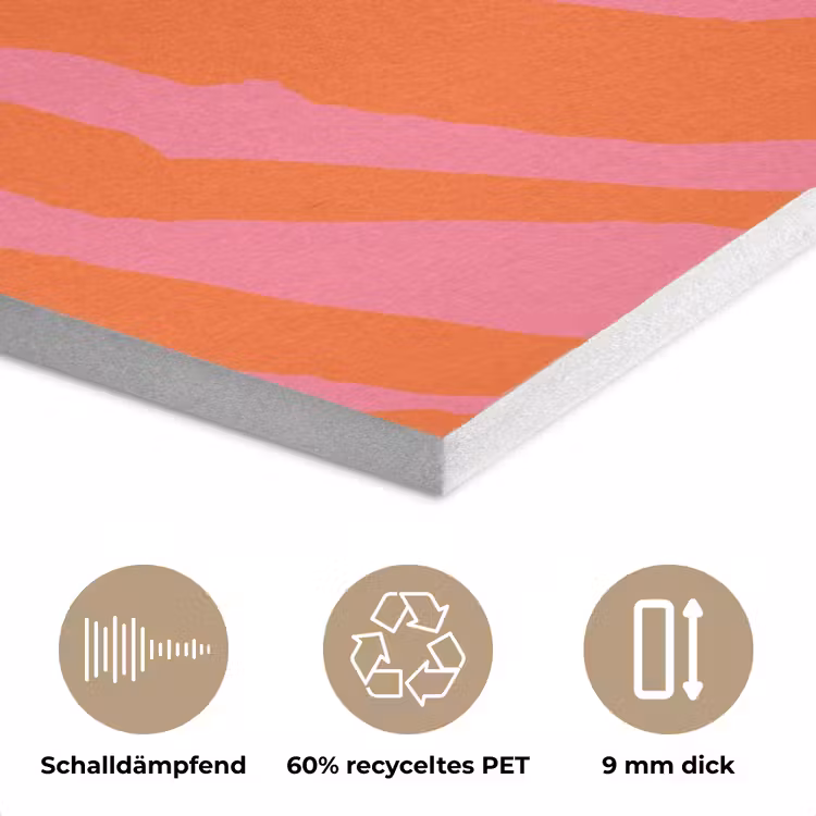 Quote - Zomer - Roze PET vilt klein -closeup_DE