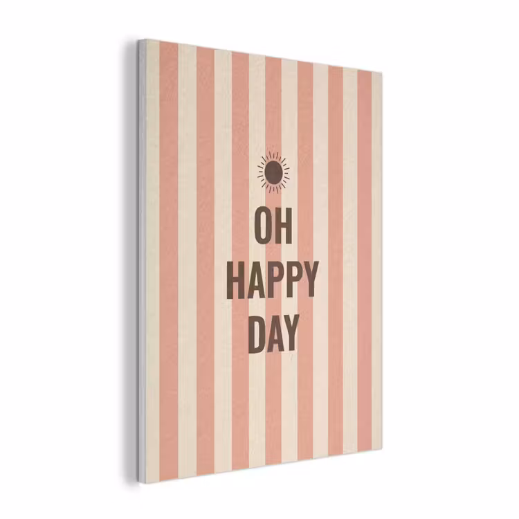 Quote - Zomer - Strepen PET vilt klein -3d