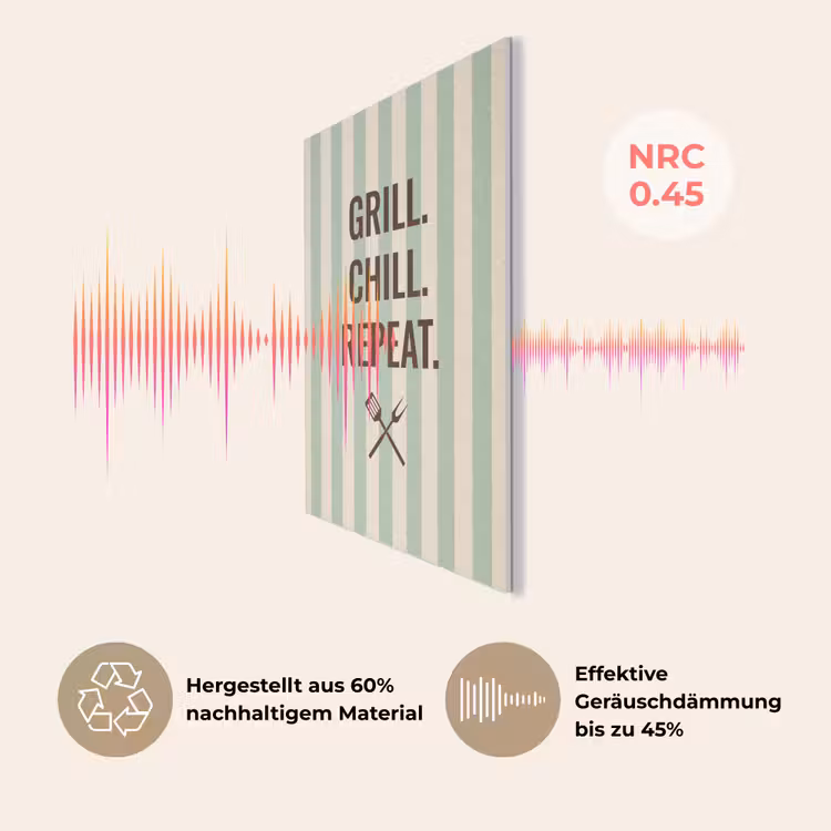 Quote - Strepen - Grill PET vilt klein -USP_DE