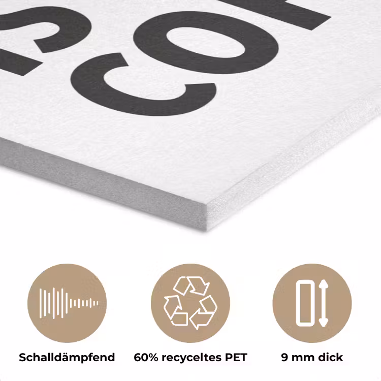 Quotes - Koffie - Bonen - Modern PET vilt klein -closeup_DE