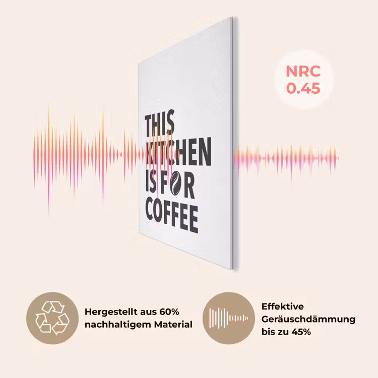 Quotes - Koffie - Bonen - Modern PET vilt klein -USP_DE