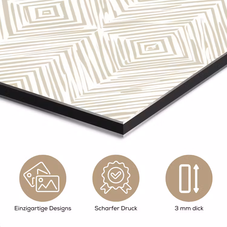 Abstract - Ruiten - Beige aluminium wit klein 46 -closeup_DE