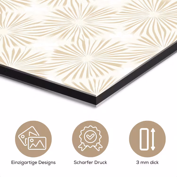 Abstract - Motief - Beige aluminium wit klein 46 -closeup_DE