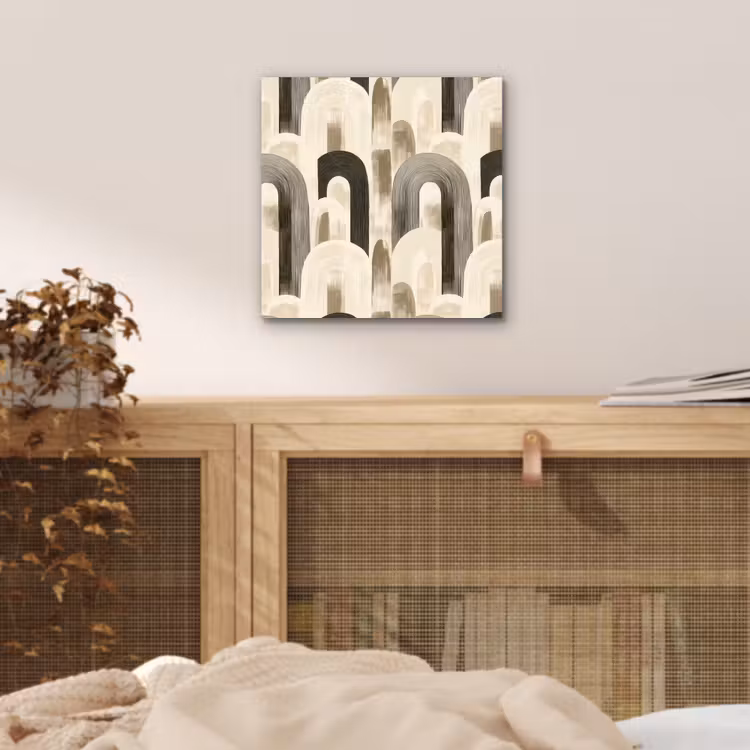Abstract - Patroon - Bogen aluminium wit klein 46 -sfeer3