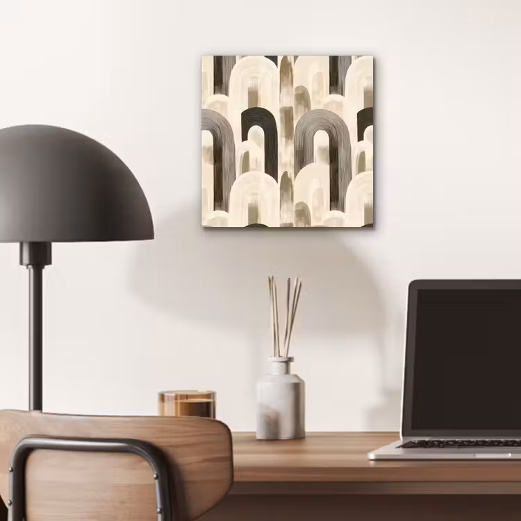 Abstract - Patroon - Bogen aluminium wit klein 46 -sfeer5