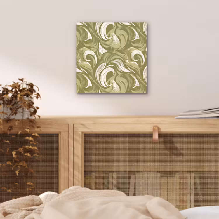 Abstract - Textuur - Groen aluminium wit klein 46 -sfeer3