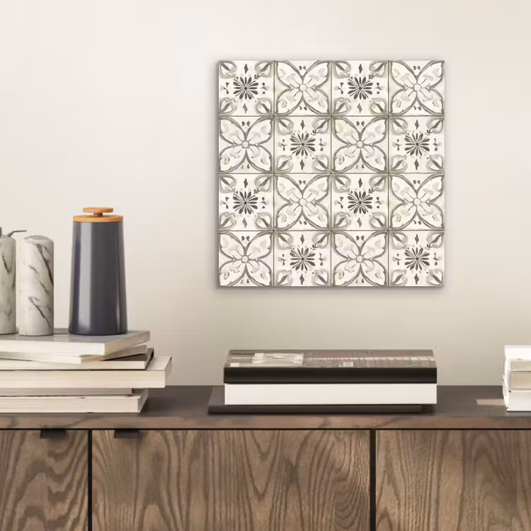 Antiek - Tegel - Beige aluminium wit klein 46 -sfeer1
