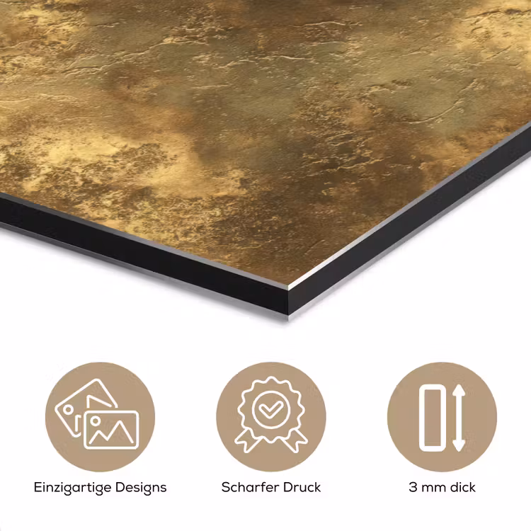 Antiek - Metaallook - Goud aluminium wit klein 46 -closeup_DE