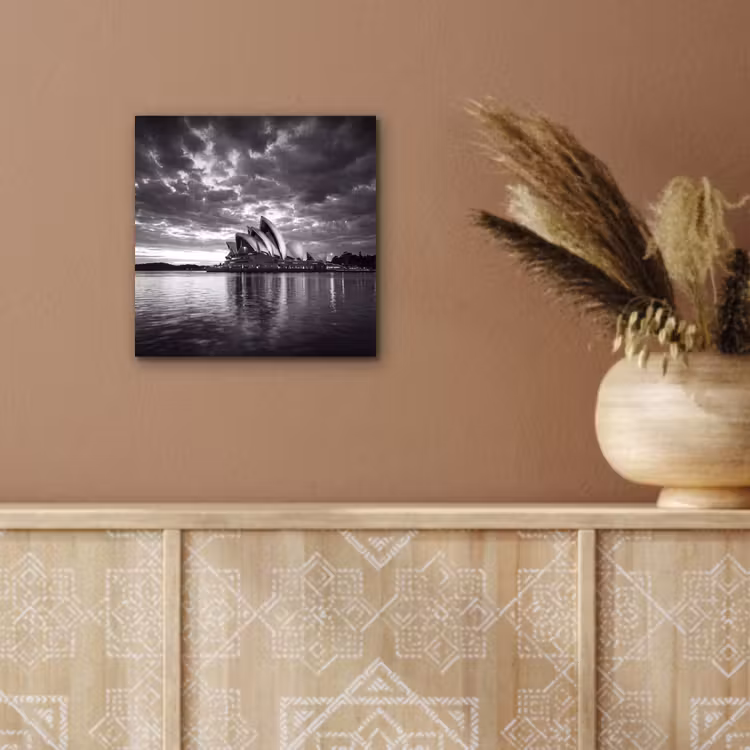 Architectuur - Water - Stad - Modern - Zwart-wit aluminium wit klein -sfeer4