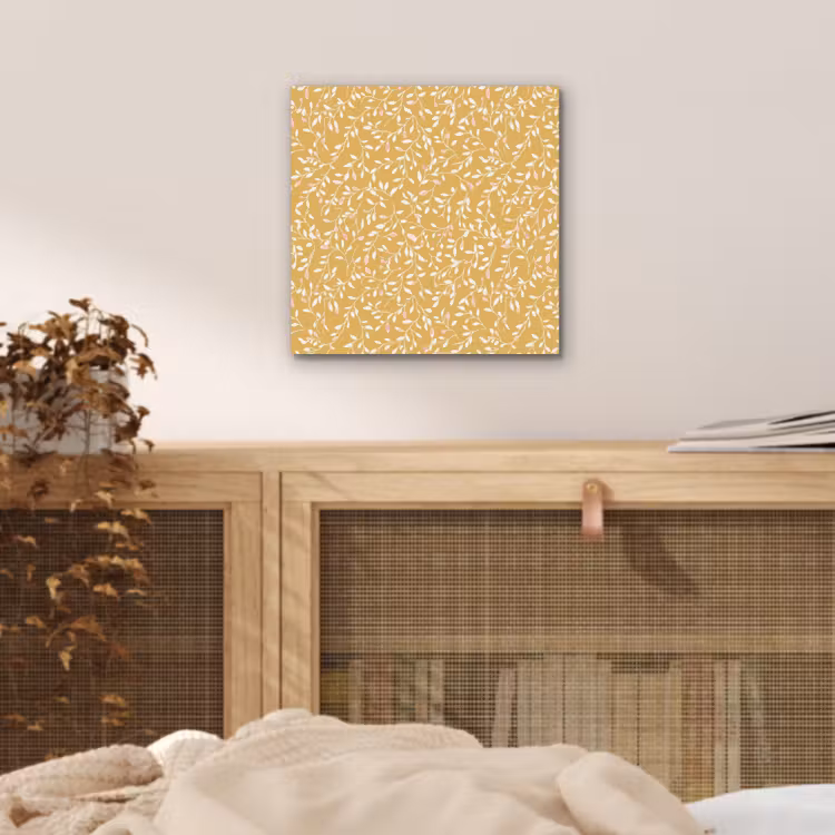 Takjes - Patroon - Oker aluminium wit klein 46 -sfeer3