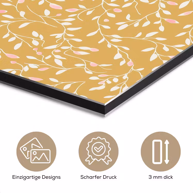 Takjes - Patroon - Oker aluminium wit klein 46 -closeup_DE