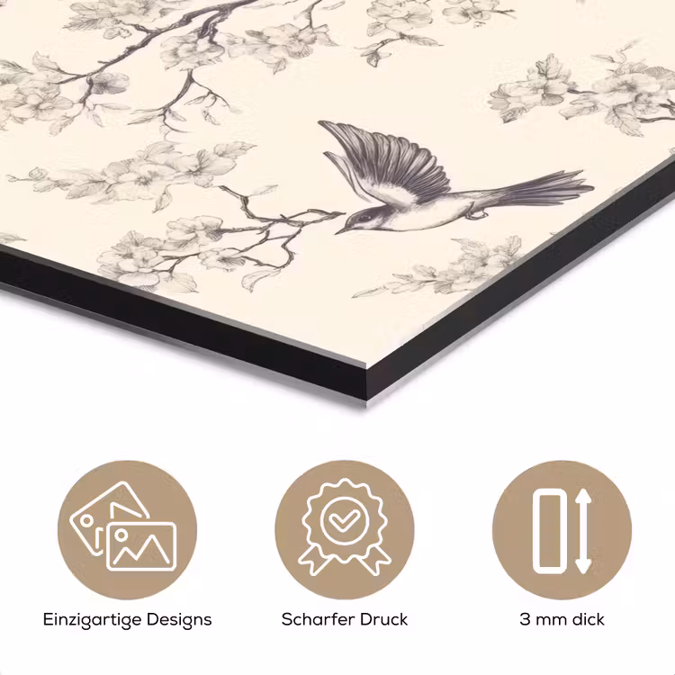 Takken - Vogels - Beige aluminium wit klein 46 -closeup_DE