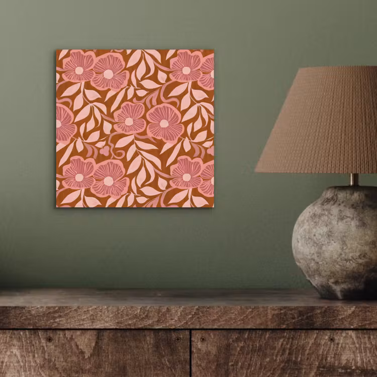 Sfeer - Bloemen - Roze aluminium wit klein 46 -sfeer2