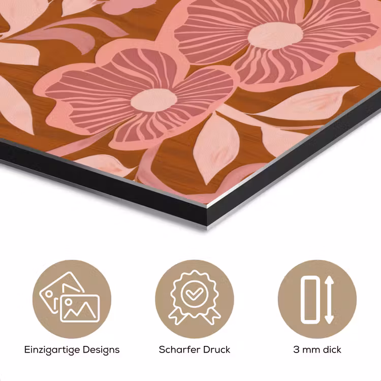 Sfeer - Bloemen - Roze aluminium wit klein 46 -closeup_DE