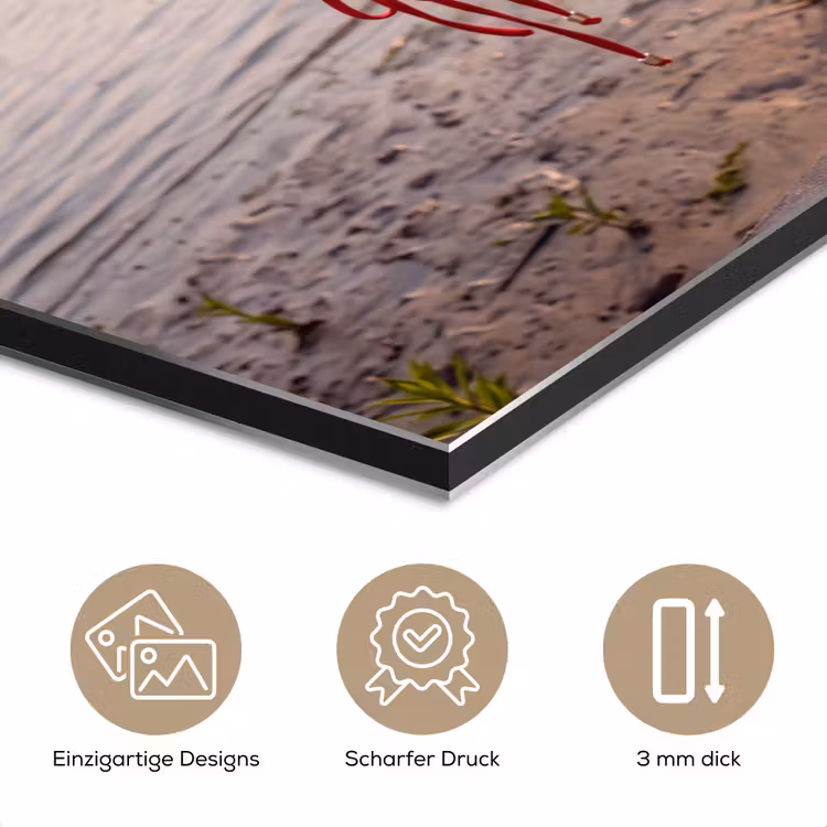 Badkleding - Rood - Zomer - Water - Zonsondergang aluminium wit klein -closeup_DE