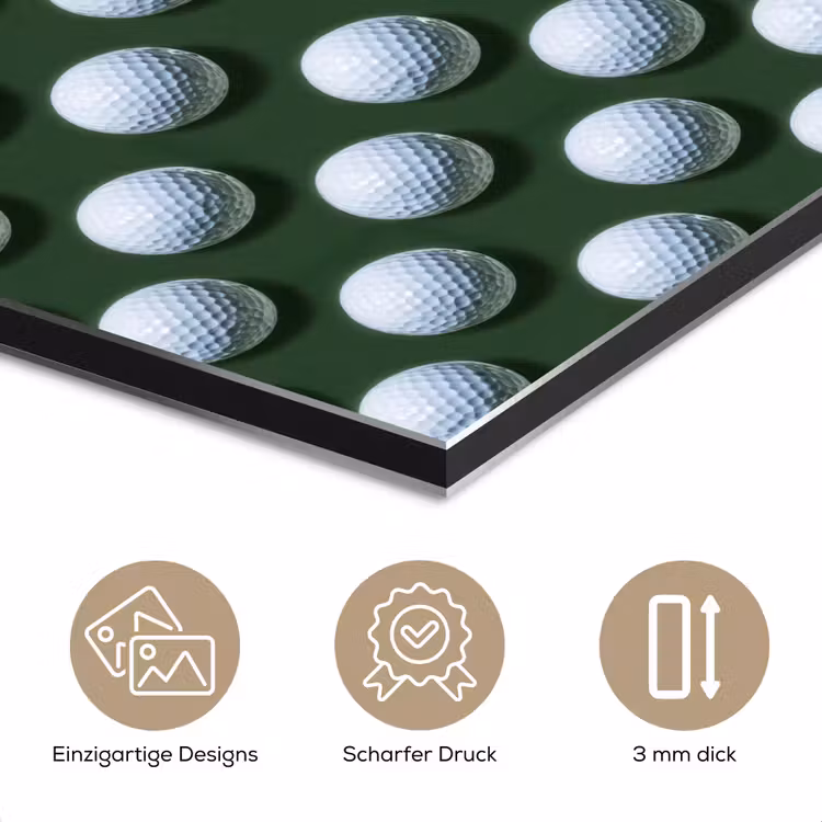 Ballen - Golf - Groen aluminium wit klein 46 -closeup_DE