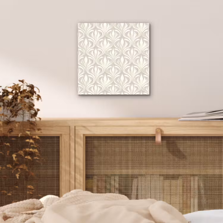 Barok - Patroon - Beige aluminium wit klein 46 -sfeer3