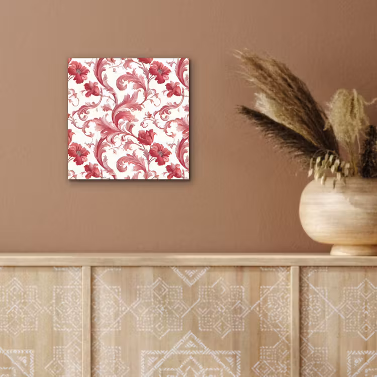 Barok - Patroon - Rood aluminium wit klein 46 -sfeer4
