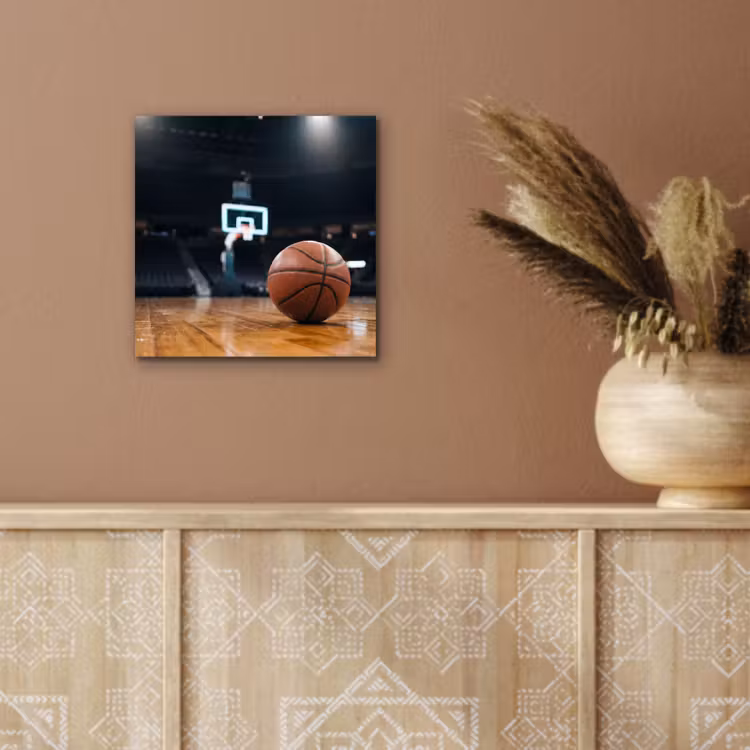 Basketbal - Arena - Sport aluminium wit klein -sfeer4