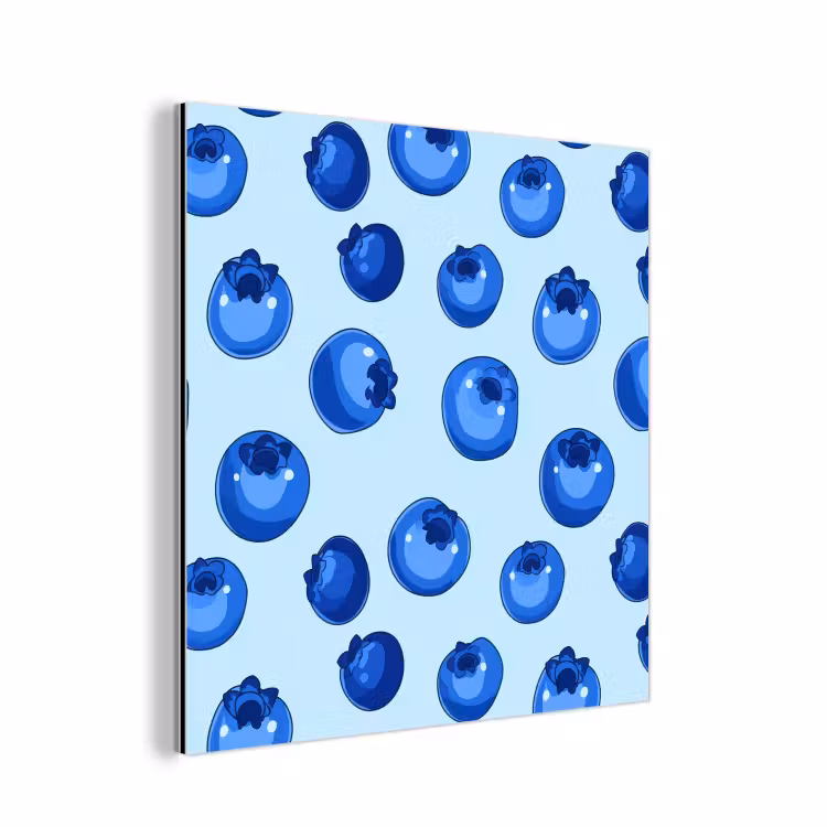 Bessen - Modern - Blauw aluminium wit klein 46 -3d