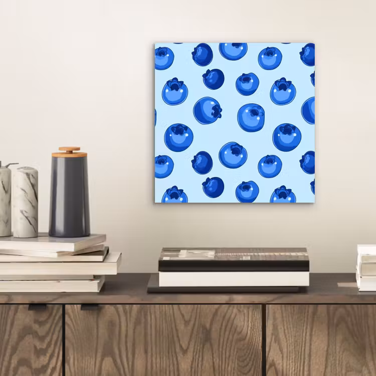 Bessen - Modern - Blauw aluminium wit klein 46 -sfeer1