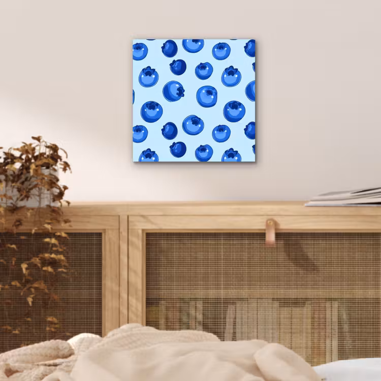 Bessen - Modern - Blauw aluminium wit klein 46 -sfeer3