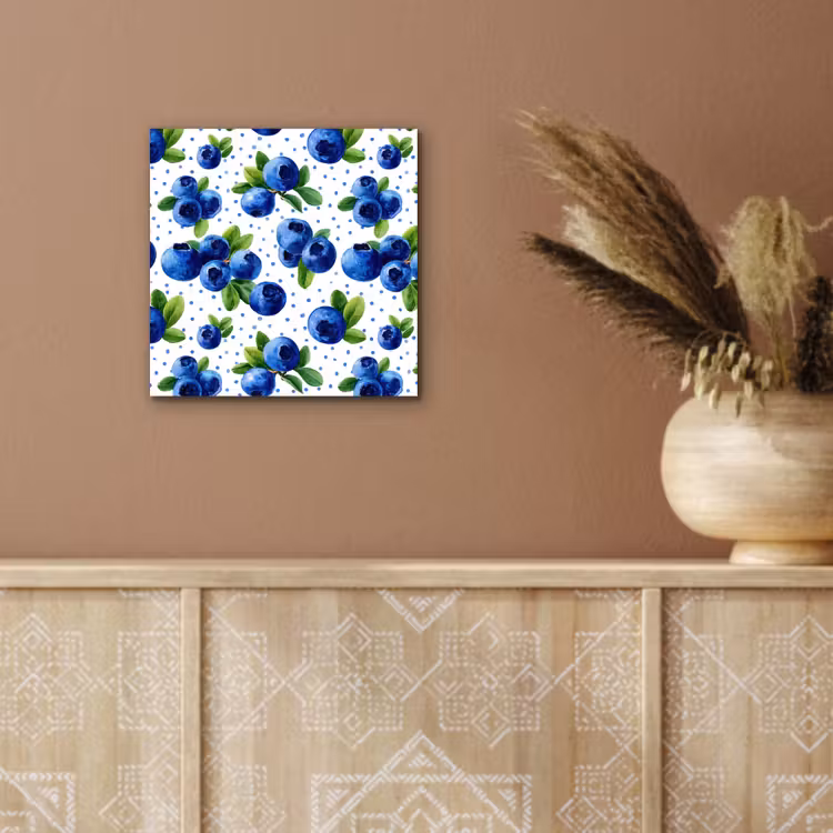 Bessen - Patroon - Blauw aluminium wit klein 46 -sfeer4