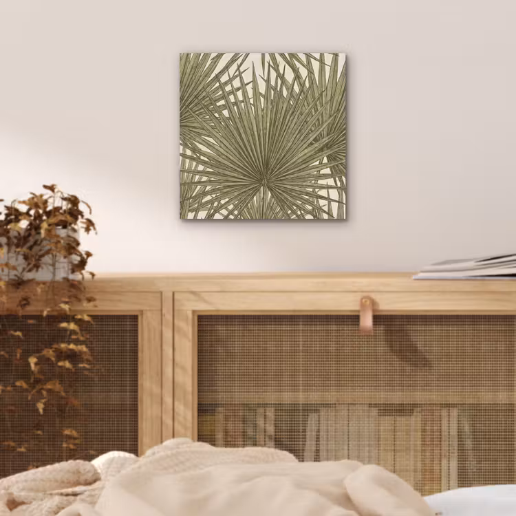 Blad - Tropisch - Patroon - Natuur - Groen aluminium wit klein -sfeer3