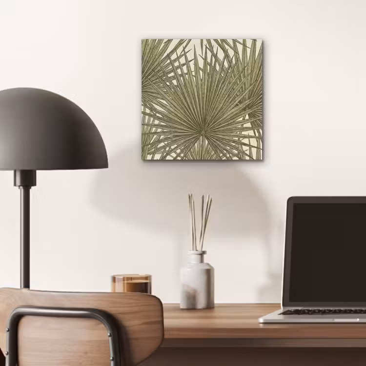 Blad - Tropisch - Patroon - Natuur - Groen aluminium wit klein -sfeer5