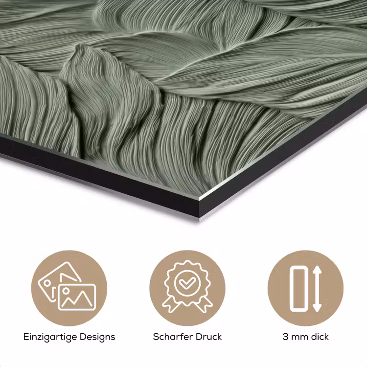 Bladeren - Textuur - Groen aluminium wit klein 46 -closeup_DE