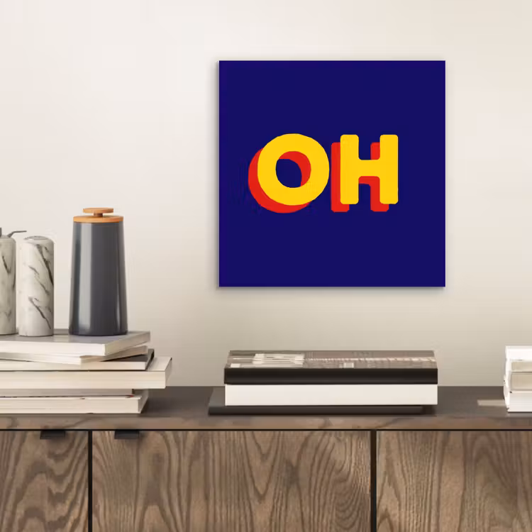 Blauw - Geel - OH - Schaduw aluminium wit klein -sfeer1