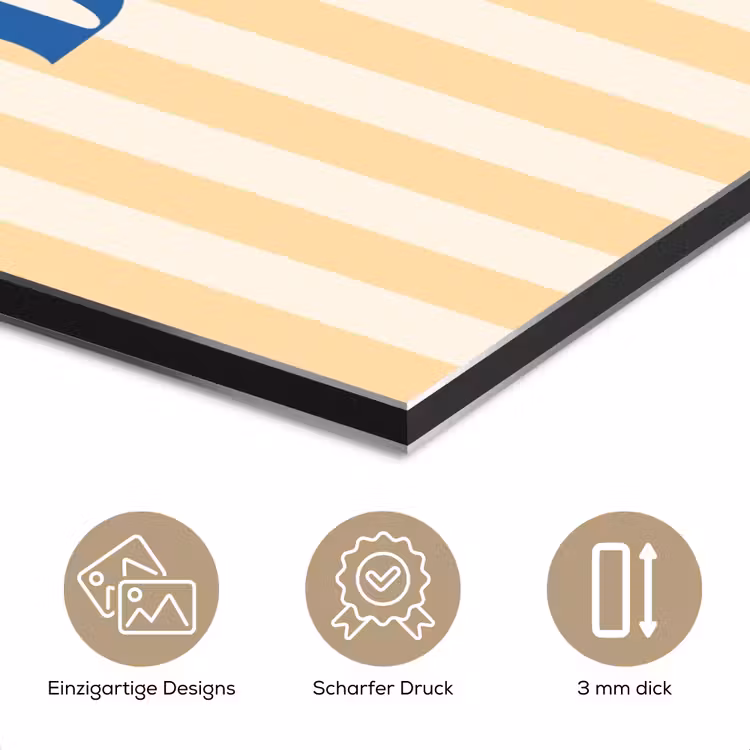 Blauw - Geel - Strepen - Dream aluminium wit klein -closeup_DE