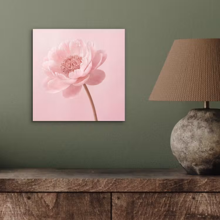 Bloem - Pioenroos - Roze aluminium wit klein -sfeer2