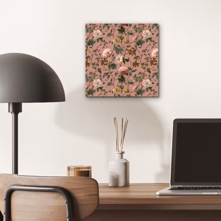 Bloemen - Klassiek - Roze aluminium wit klein 46 -sfeer5