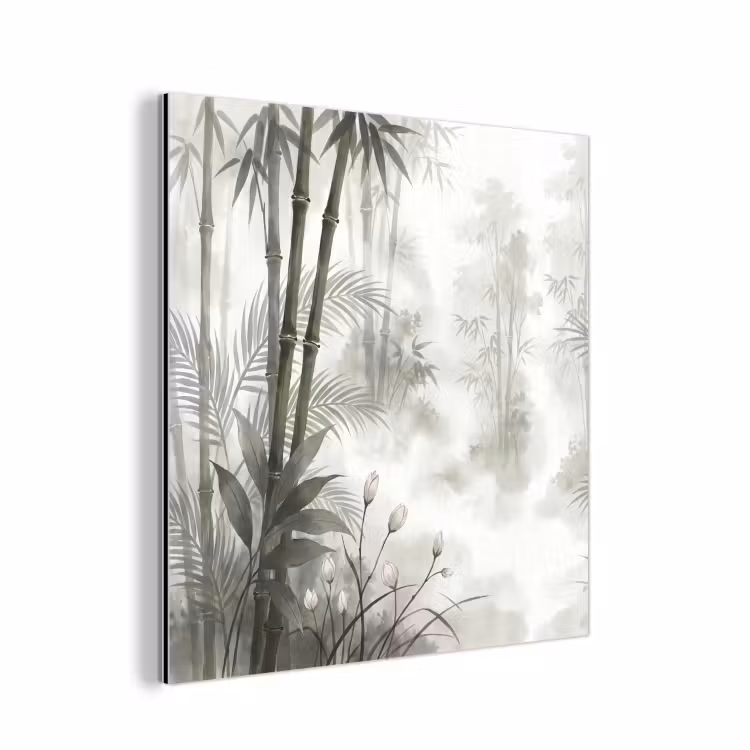 Bloemen - Knop - Tuin - Illustratie - Wit aluminium wit klein -3d