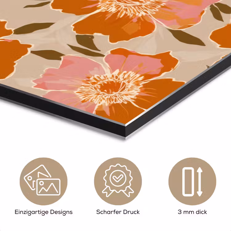 Bloemen - Motief - Retro aluminium wit klein 46 -closeup_DE