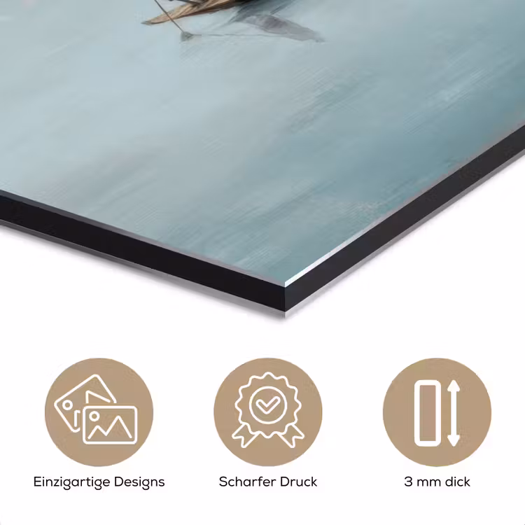Bloesems - Minimalistisch - Wateroppervlak - Boot aluminium wit klein -closeup_DE
