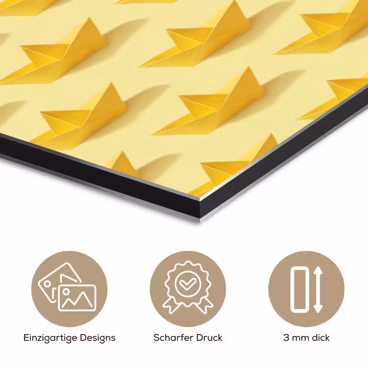 Bootjes - Origami - Creatief - Geel aluminium wit klein 46 -closeup_DE