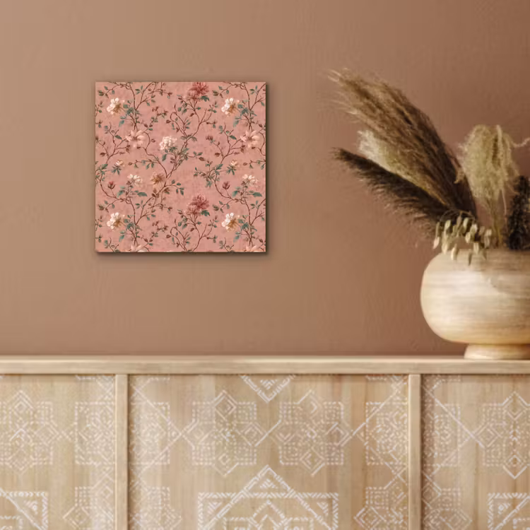 Botanisch - Bloemen - Roze aluminium wit klein 46 -sfeer4