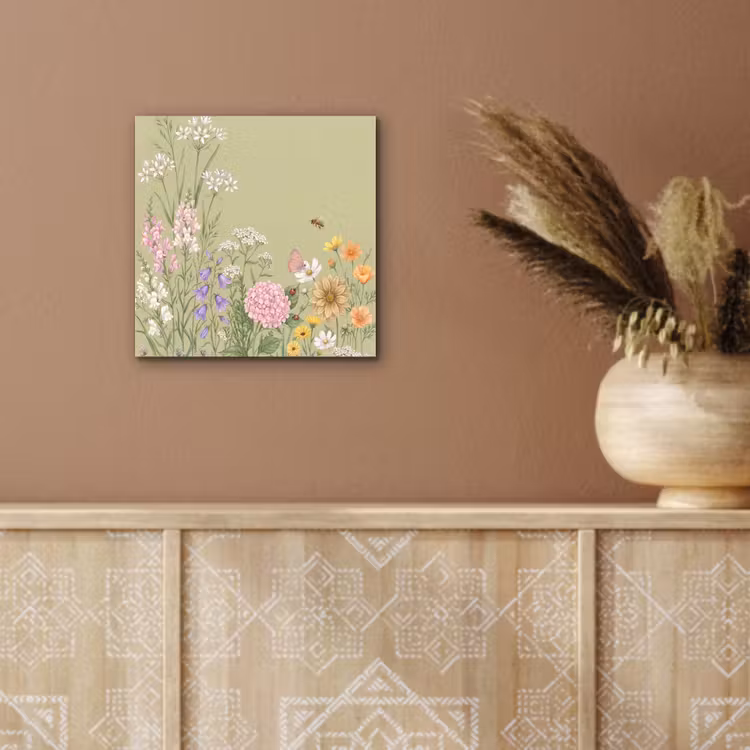 Botanisch - Bloemen - Kleurrijk aluminium wit klein -sfeer4