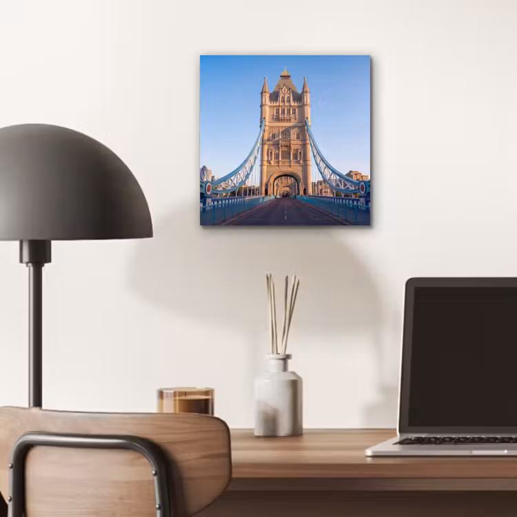 Brug - Toren - Architectuur - Klassiek - Blauw aluminium wit klein -sfeer5