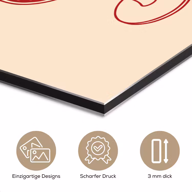 Cocktail - Hartjes - Liefde - Illustratie - Rood aluminium wit klein -closeup_DE
