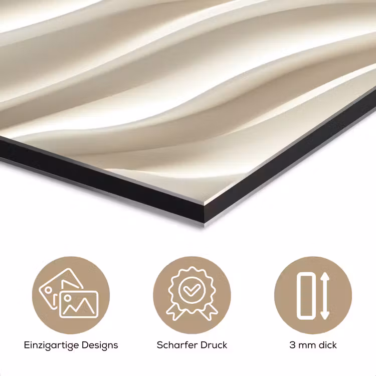 Diagonaal - Golven - Crème aluminium wit klein 46 -closeup_DE