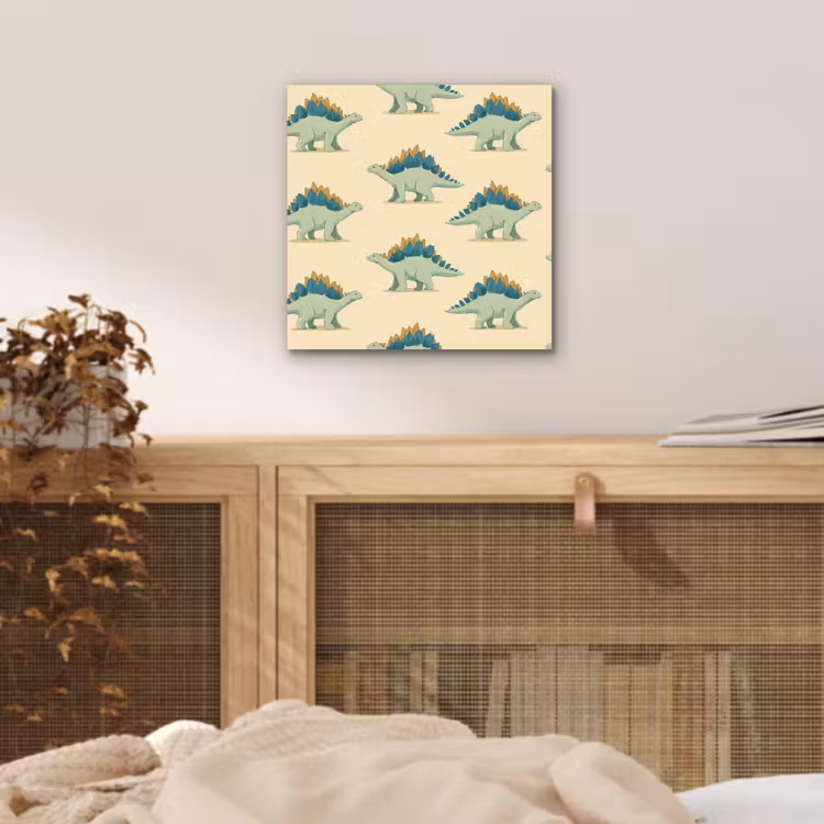 Dino - Patroon - Groen aluminium wit klein 46 -sfeer3