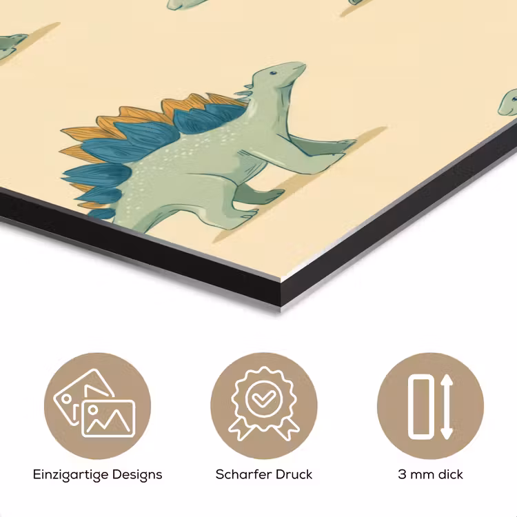 Dino - Patroon - Groen aluminium wit klein 46 -closeup_DE